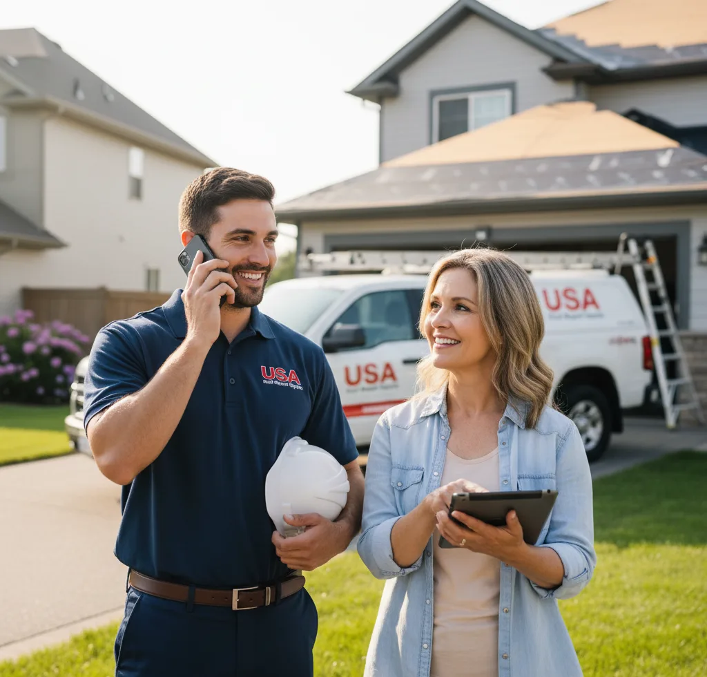 USA Roof Repair Experts customer support in Leesburg